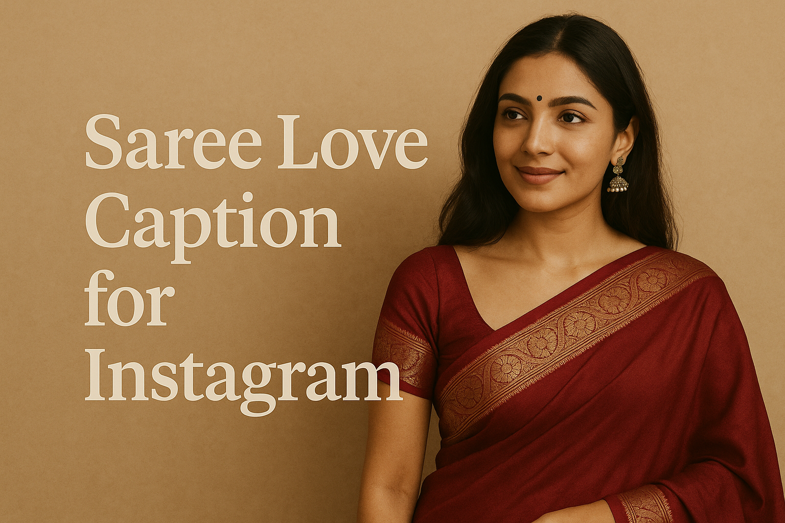 Saree Love Caption for Instagram