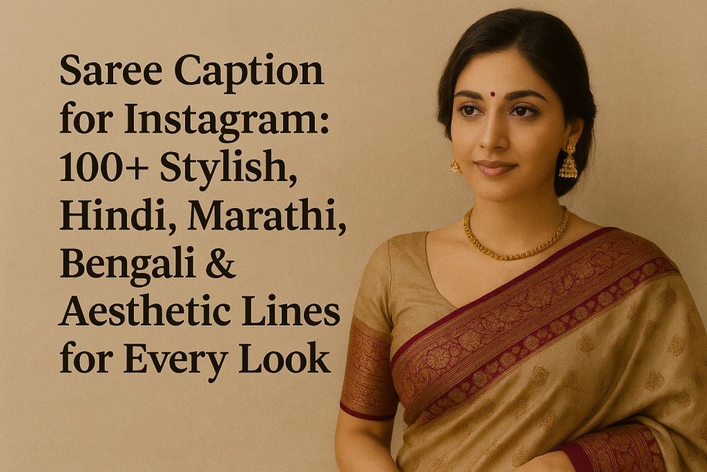 Saree Caption for Instagram
